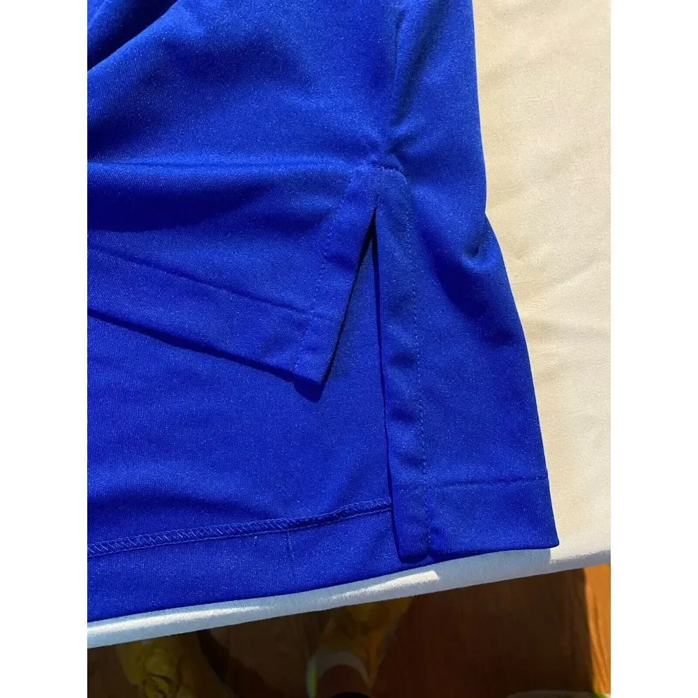 Ralph‎ Lauren Polo Golf Shirt Mens XL Blue 2015 US Open Chambers Bay Performance